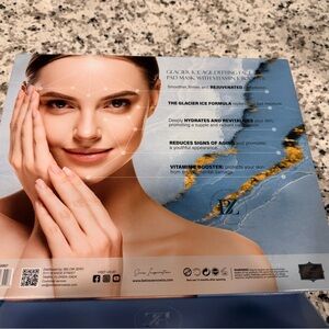 Glacier Ice Age Face Pad Mask - Blue